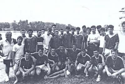 Veslači "Jadrana" na prvenstvu Jugoslavije u Beogradu 1989.